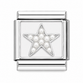 Charm Estrella Plateada