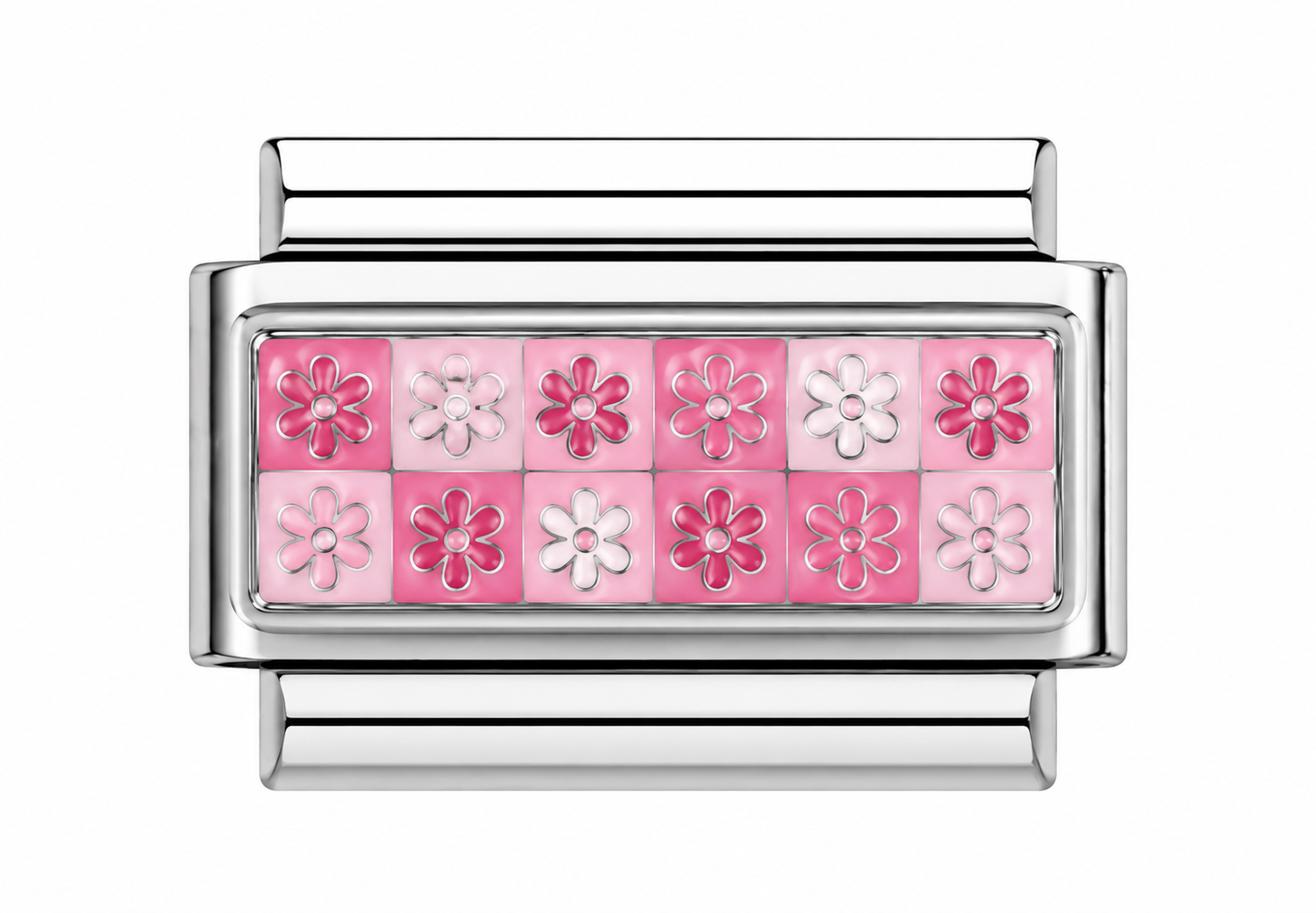 Charm Doble Rosa