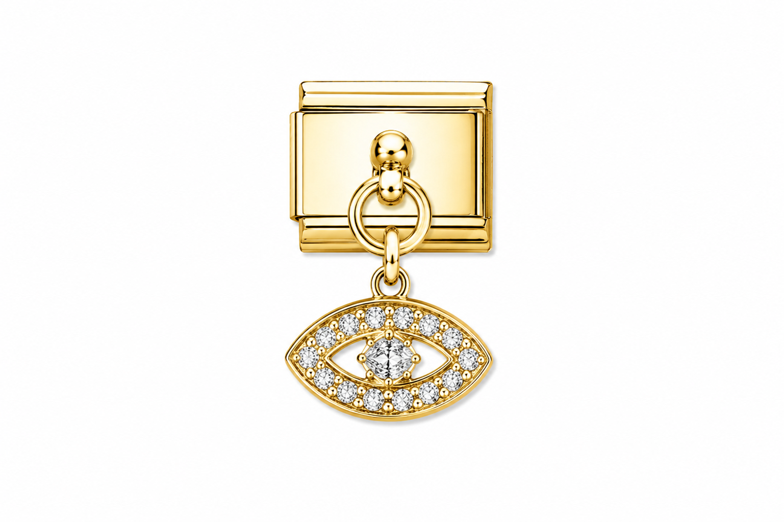 Charm Colgante Ojo Dorado