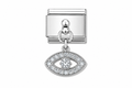 Charm Colgante Ojo Plateado